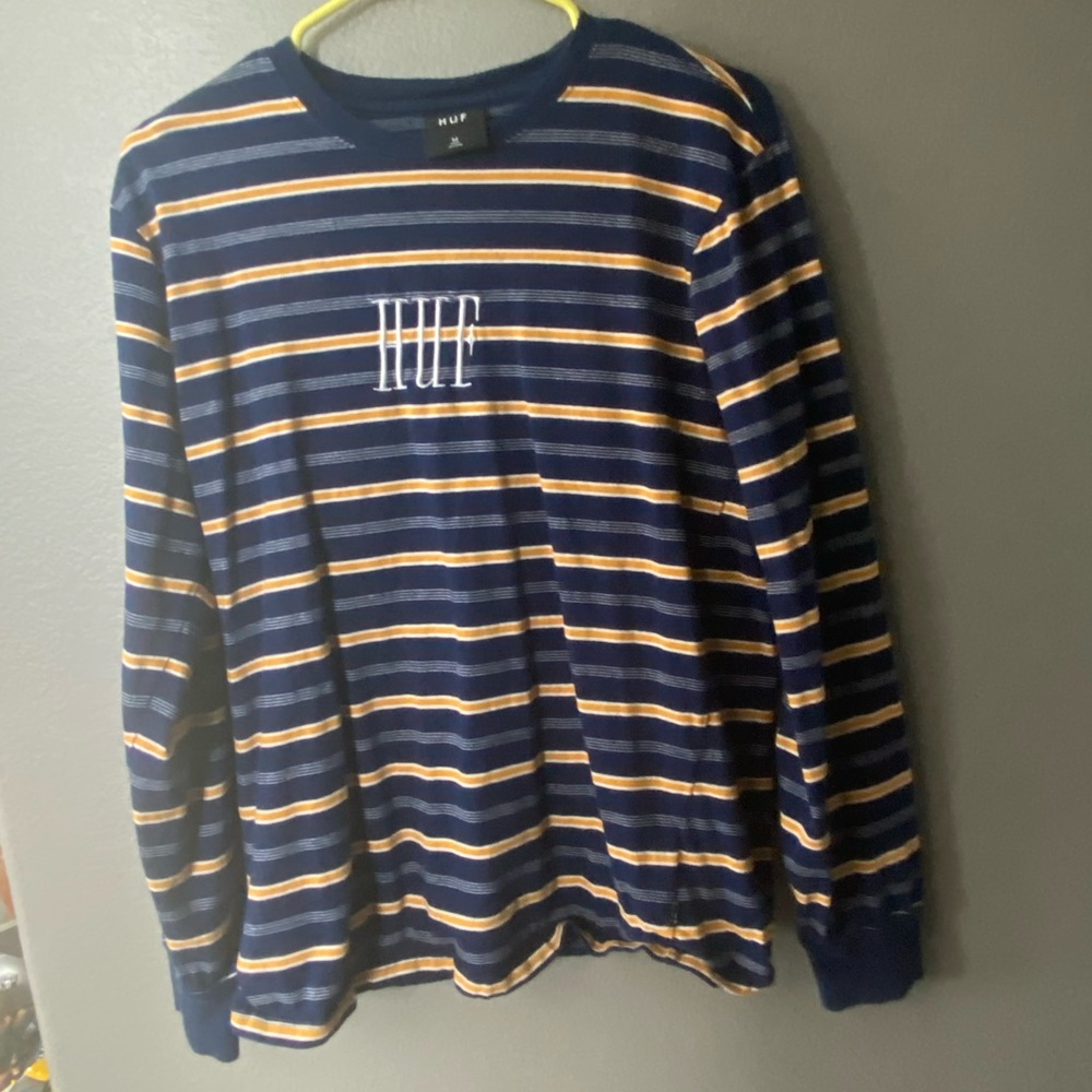 HUF stripped long sleeve (SIZE M)